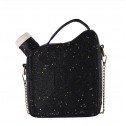 Geantă cu cască retro funcțională Black