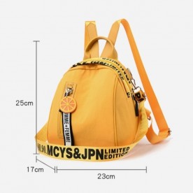 Дамска чанта раница 1258 Yellow