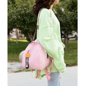 Дамска чанта раница 1258 Pink