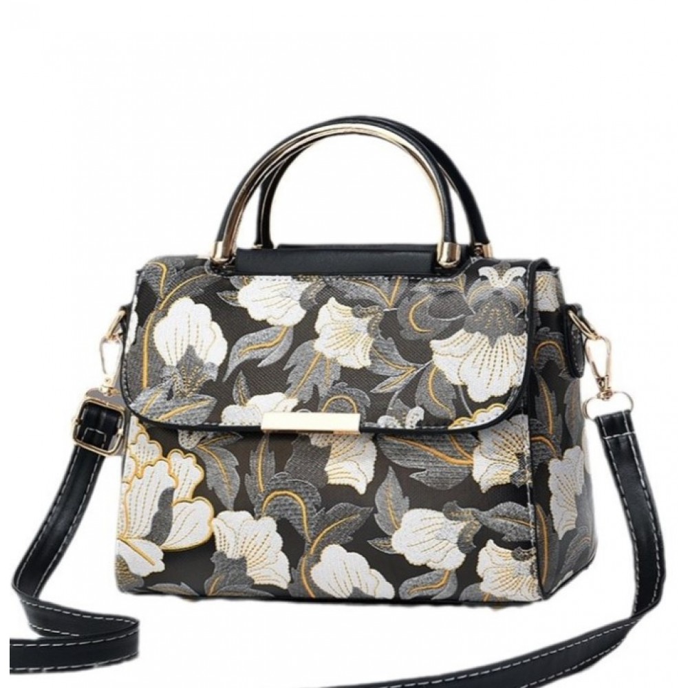 Малка дамска чанта Peony Black