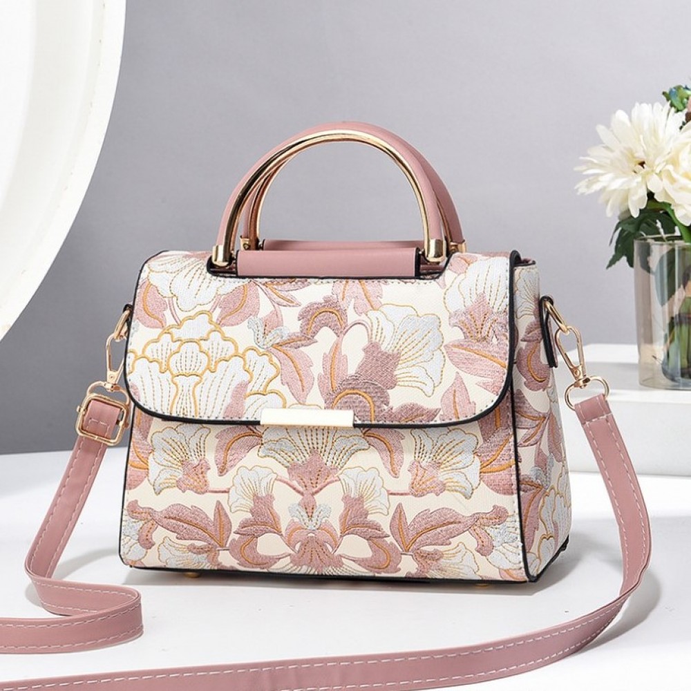 Малка дамска чанта Peony Pink