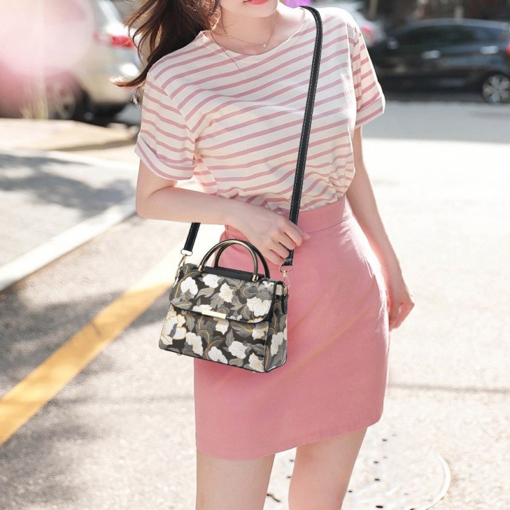 Малка дамска чанта Peony Black