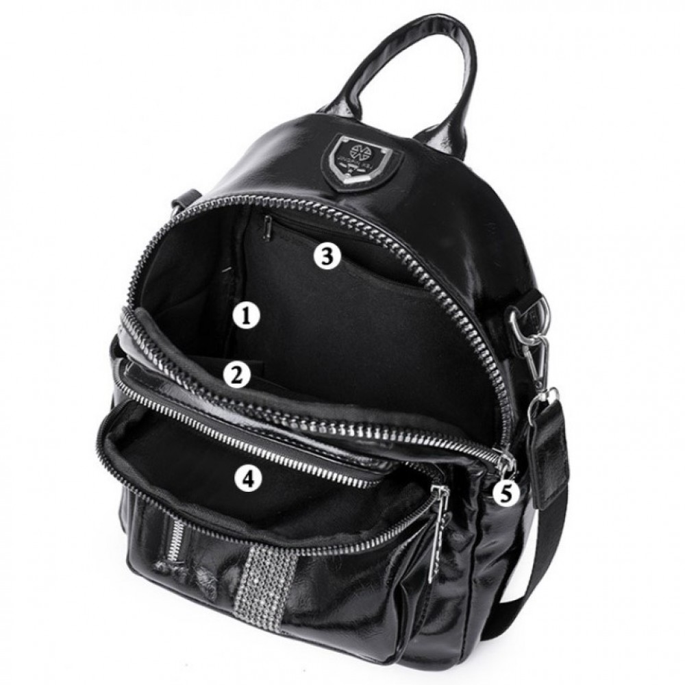 Дамска чанта-раница Ember Black ] - b1298_1