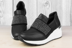 A picture of Дамски обувки Lin Black