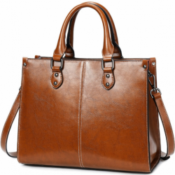 A picture of Дамска чанта Естествена кожа Brown 1001